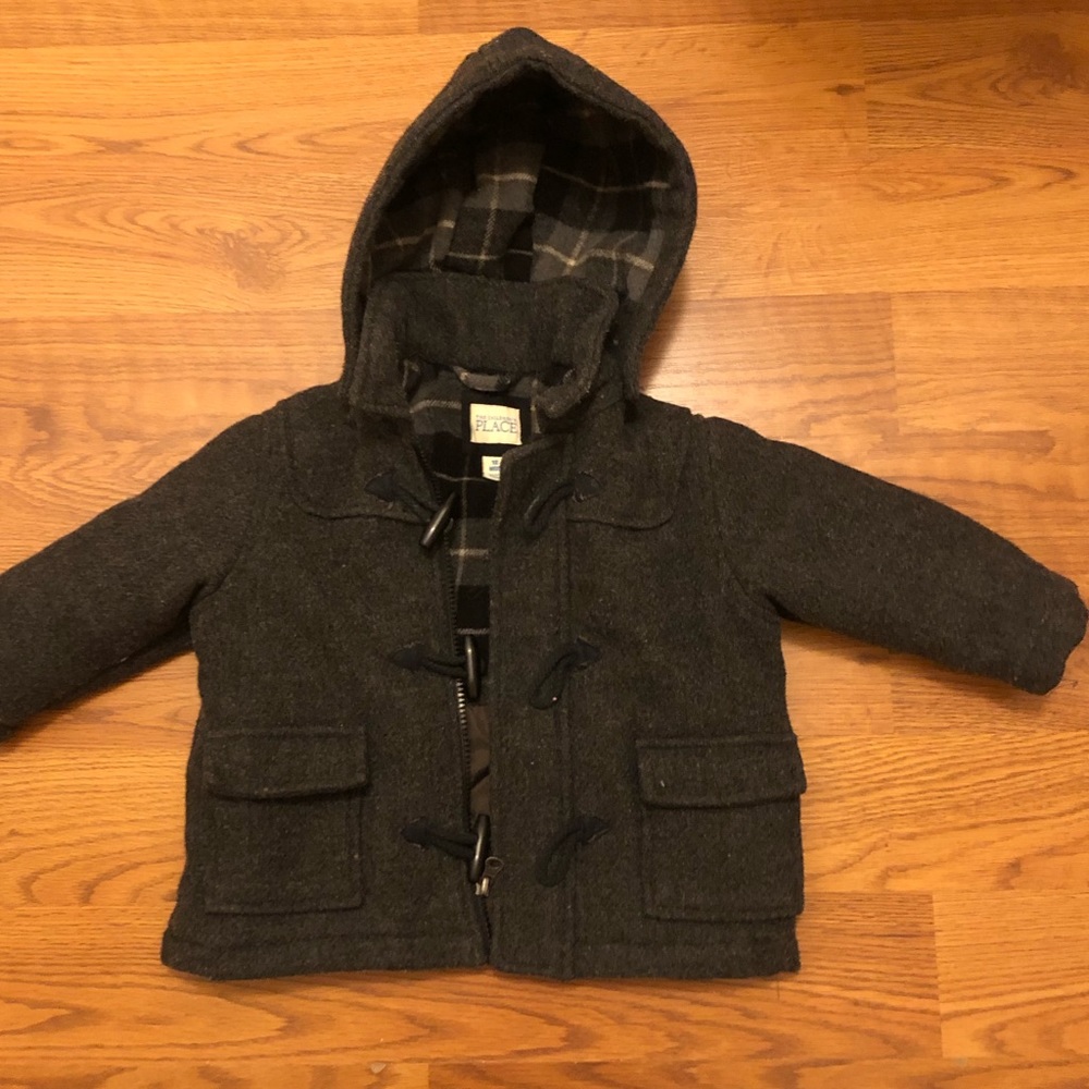 Wool Boys Pea Coat